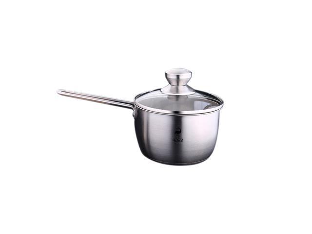 Stainless Steel Cooking Pot Practical Heating Stew Pot Instant Noodle Pot for Home Picnic Outdoor without Steam Rack