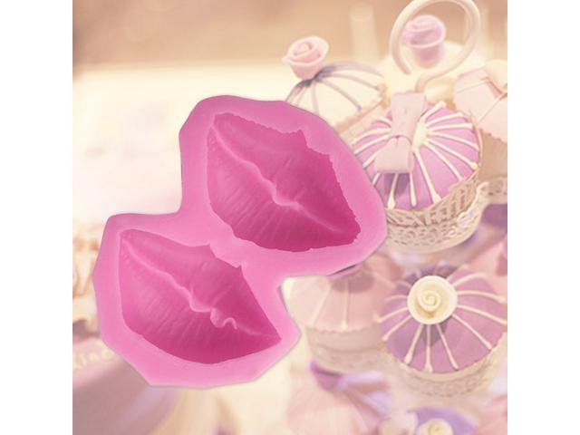 Silicone Mold Lip Shape Gumpaste Chocolate Clay Candy Mold Fondant Cake Decorating Tool