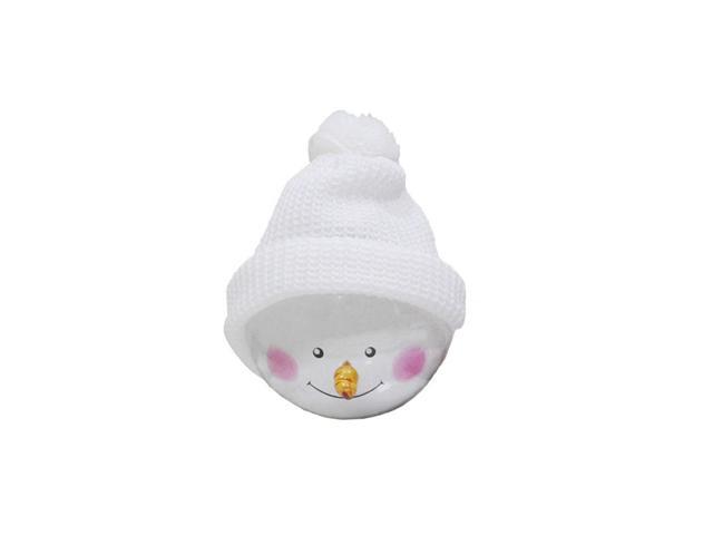 Handmade Cute Shatterproof Snowman Christms Ball Ornaments Decoration Xmas Tree Hanging Decor Store Hotel Showcase Pendant Festival Party Favors