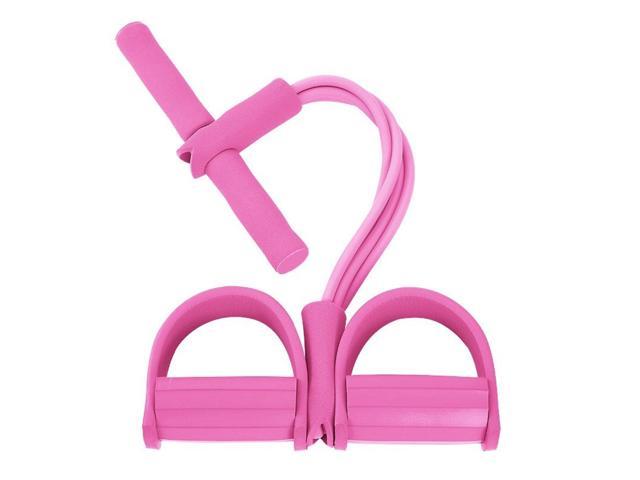 1 Set of 2PCS Four-tube Foot Pedalling Puller Yoga Resistance Band Foot Pulling Band Yoga Sports Band Set Household Exercise Equipment for Home Use