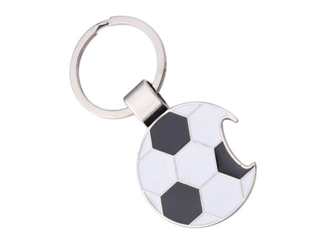 Football Pendant Keyring Bottle Opener Creative Metal Soccor Keychain World Game Sport Memorial Party Favor