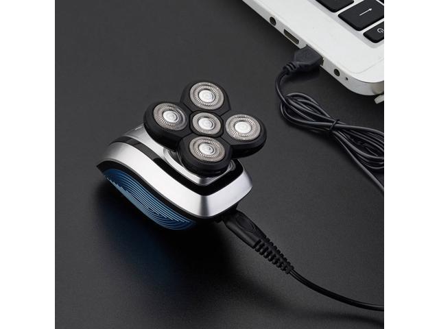 5 Blades Electric Shaver For Men 4D Floating Head Hair Trimmer USB Charging Razor Rotate Face Brush