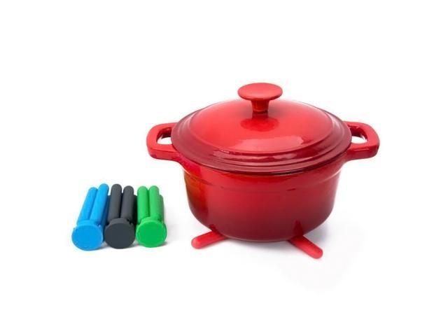 4pcs Cross-Shaped Insulation Mat Collapsible Silicone Pad Saucepan Pads Pots Pans Mat for Home Kitchen Dining Usage