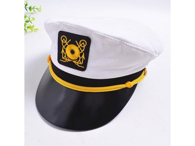 Police Woman Hat Flight Attendant Hat Stewardess Cap for Halloween Costume Cosplay Musical Performance