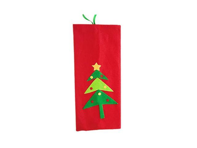Christmas Wine Bottle Cover Holder Gift Bag Xmas Eve Dinner Table Decoration Candy Bags (3003A)