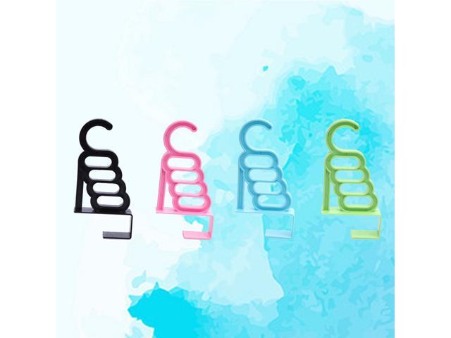 4Pcs Over The Door Hanger Hook Plastic Rack Organizer for Bags Clothes Hats Scarfs