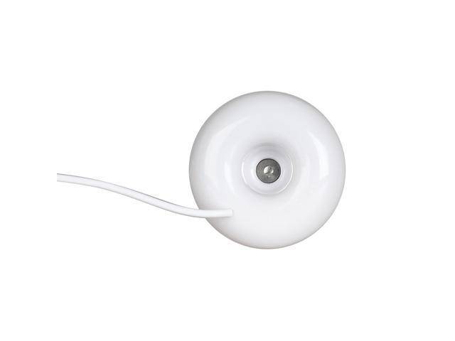 Mini USB Donut Humidifier Floating Ultrasonic Mist Maker Aroma Diffuser Air Purifier For Office Home Use (White)