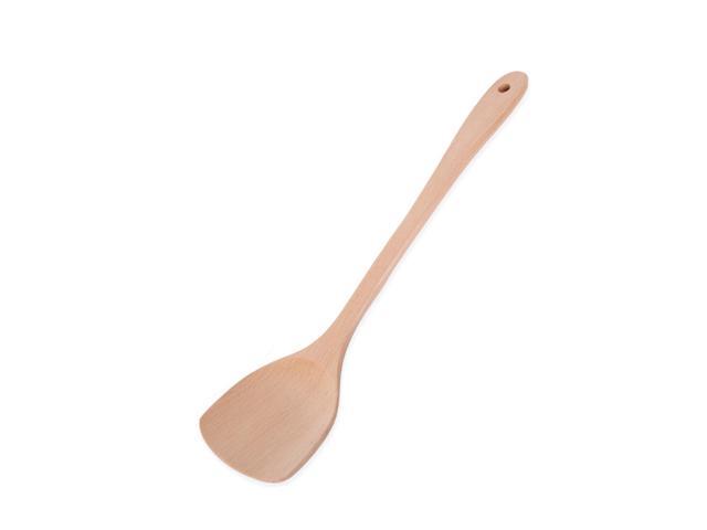 Wood Wok Spatula Cooking Utensils Kitchen Handcrafted Curved Stir Fry Wooden Mixing Spoon Nonstick Frying Pans Spatula