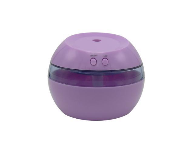 290ML Mini Bedroom Humidifier Ultrasonic Cool Mist Desk Diffuser Portable USB Humidifier for Travel Home Office (Purple)