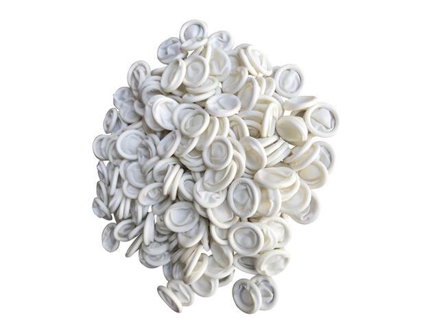470pcs Anti Static Disposable Nail Art Finger Cots Latex Fingertips Protective Cover Small Gloves Protector DIY Manicure Tool (350g)