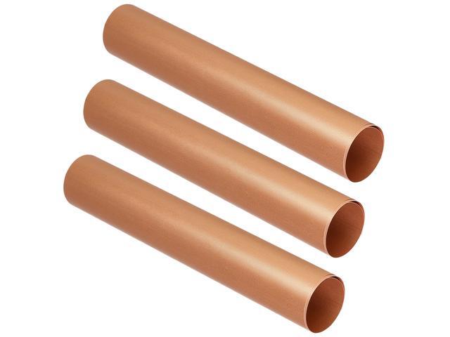 3pcs Baking Mats BBQ Oven Grill Mat Heat Resistant Non-Stick Barbecue Grill Sheet Oven Pan Liners Baking Pad Mat (Golden)