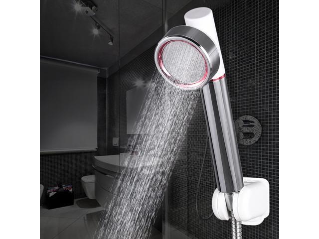 1PC ABS Plastic Shower Nozzle Detachable Shower Head Pressurized Water-saving Sprinkler Head Rain Type Shower Sprayer Standard 4-point Interface