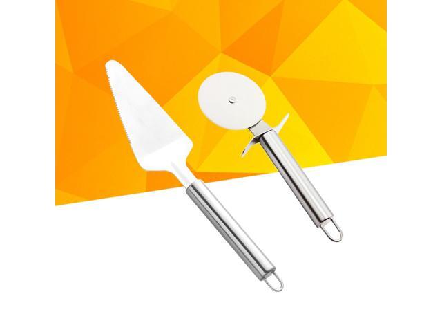 2pcs Professional Pizza Cutter Wheel Pizza Shovel Tools Kitchen Baking Pastry Spatulas