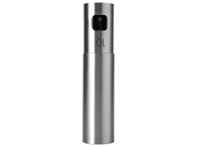 2pcs 100ml Oil Spray Bottle Stainless Steel Leakage-proof Oil Can Empty BBQ Oil Dispenser