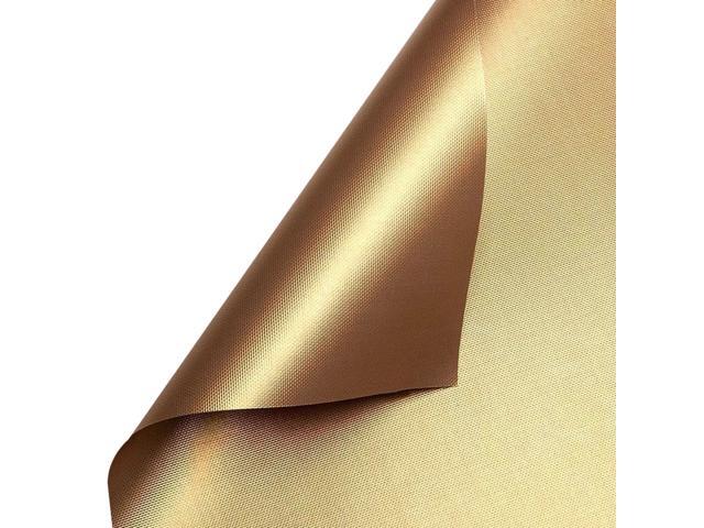 Nonstick Reusable Kitchen Chef Grill and Bake Mats Outdoor BBQ Pad (Golden)