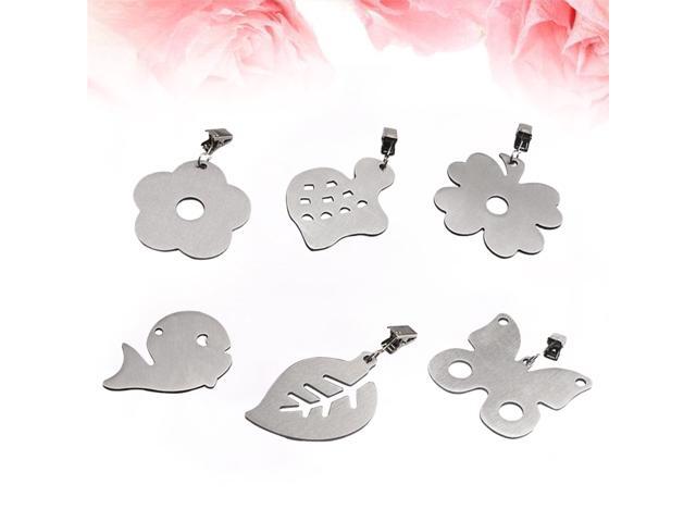 4pcs Stainless Steel Tablecloth Clip Practical Table Cloth Cover Clamps(Silver Random Pattern)