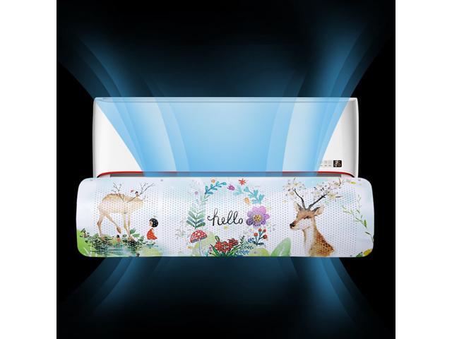 Air-Conditioned Cover Printing Infants Direct Blowing Prevention Air Conditioner Windshield Board for Home (Elk Pattern)