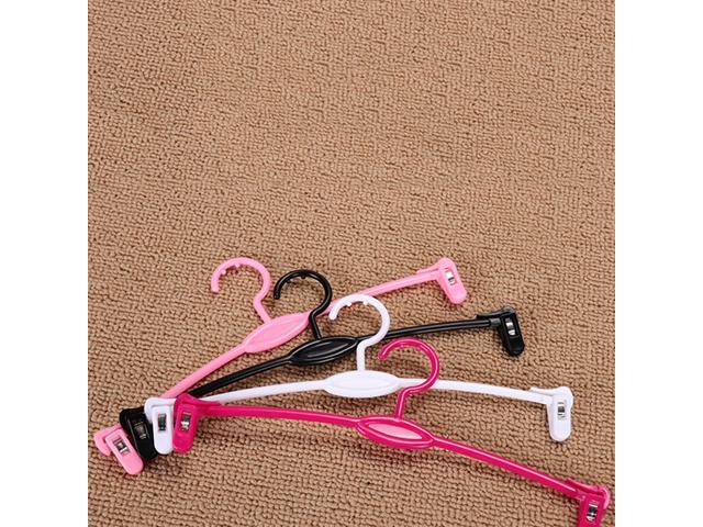 15Pcs Plastic Underwear Panties Hangers Simplicity Practical Bra Support Rack Laundry Drying Holder for Home Shop (White)