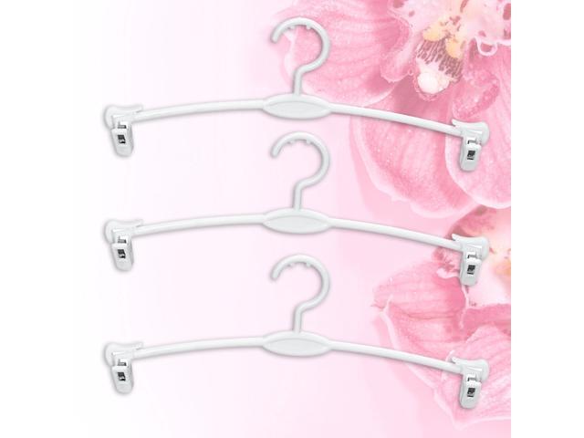 15Pcs Plastic Underwear Panties Hangers Simplicity Practical Bra Support Rack Laundry Drying Holder for Home Shop (White)