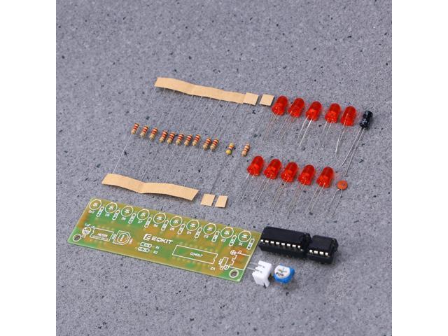 LED DIY Kits Soldering Practice Board LED Flash Light Electronics Soldering Practice Set (LSD-10)