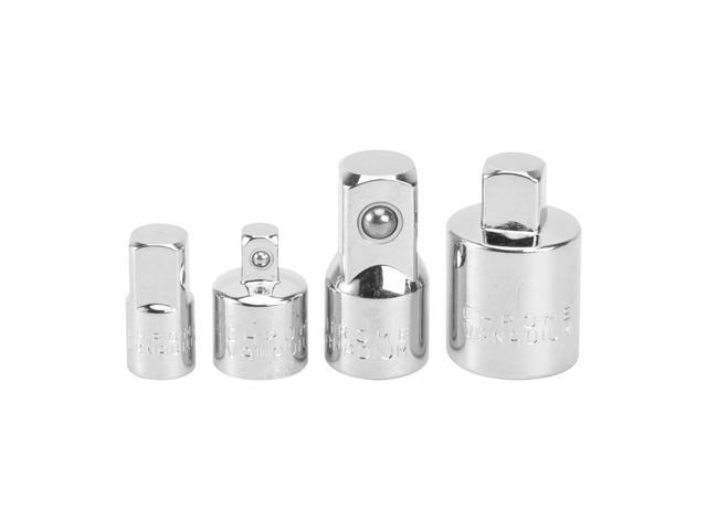4pcs CVR Socket Bit Impact Driver Adapter Reducer Set Ratchet Wrenches Socket Adapter Reducer Converter Set 1/4 3/8 1/2 Inch