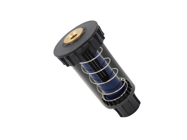 90 Degree Adjustable Plastic Pop-Up Sprinklers with Brass Nozzle Irrigation Garden Watering Cooling Nozzle for Lawn Yard Garden Planter Beds