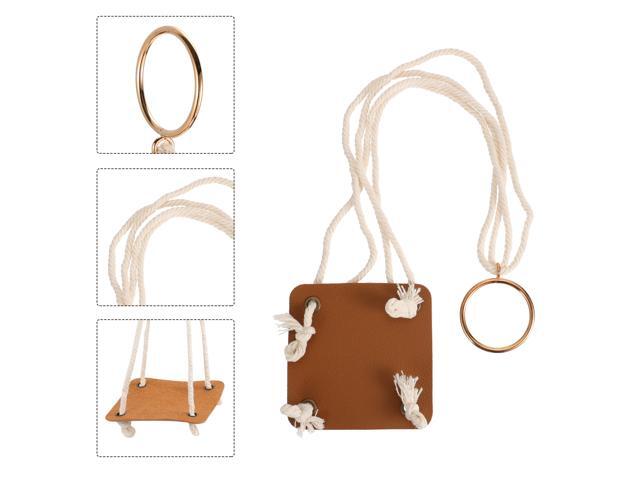 1 pc PU Leather Planter Basket Flower Pot Holder Flowerpot Hanger Plant Pot Hanger