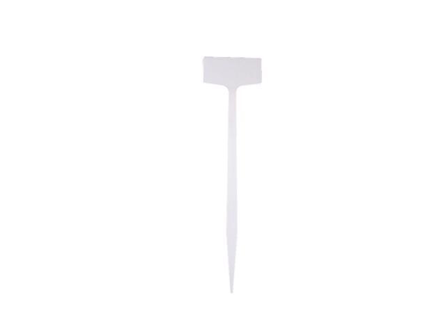 10 Pcs Plastic Plant Tags Reusable Waterproof Nursery T-Type Garden Labels White Plant Markers 142' x 394'