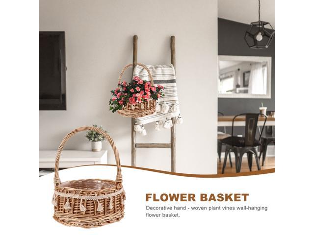 1pcs Delicate Concise Exquisite Premium Flower Holder Flower Basket Handmade Planter