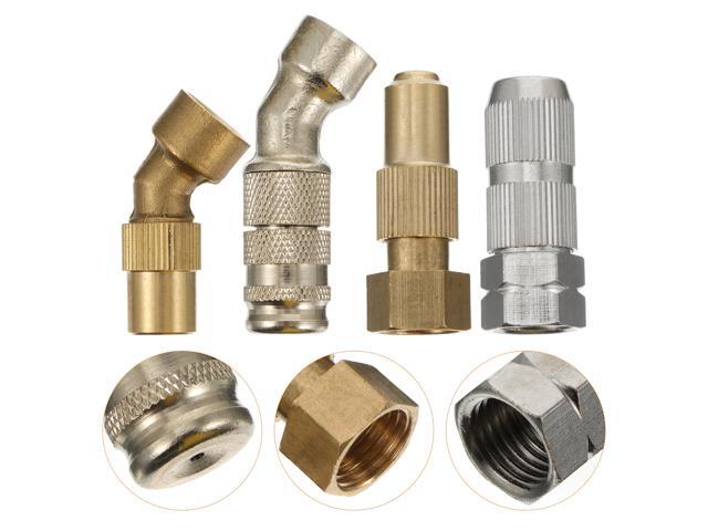 1 Set Hose Nozzle Watering Equipment Irrigation Sprinkler Gardening Sprayer Brass Nozzle for Farm Garden Outdoor