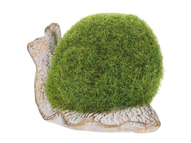 1pc Garden Adornment Mini Snail Ornament Adorable Exquisite Decorative Simulation Snail Miniature Accessory