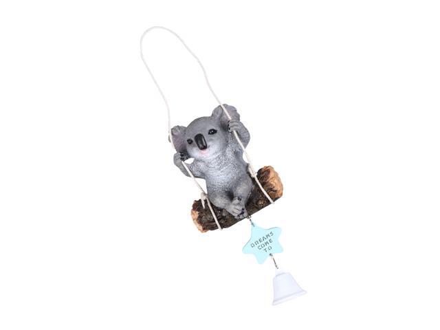 1Pc Adorable Resin Sloth Wind Chime Light Creative Hanging Pendant Stylish Hanging Ornament Hanging Decor for Home