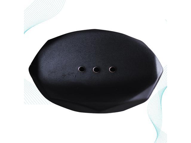 1pc Ceramic Soap Box Creative Soap Dish Artistic Soap Holder Bathroom Supply for Home Dorm Hotel Black