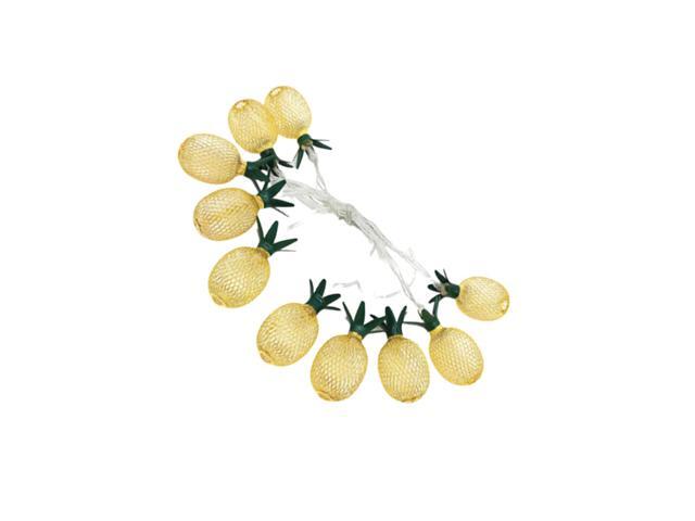 LED Pineapple String Light Decorative Battery Operated String Light for Christmas Wedding Birthday Festival Party Decor (165m 10 LED Golden