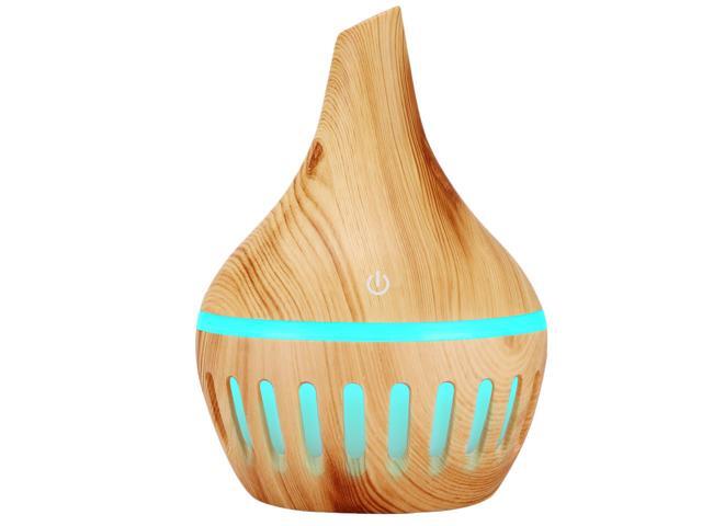 1PC Wood Grain Hollow Humidifier USB Charging Air Purifier Household Mute Air Humidifier Portable Mist Spray Humidifier Desktop Water Mist Diffuser