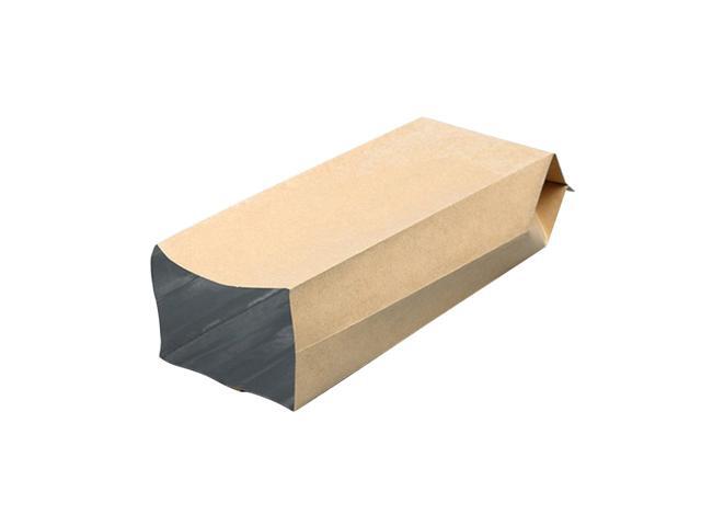 100pcs Kraft Paper Side Gusset Bags Aluminum Foil Sealing Pouch Food Packaging Bag for Tea Dried Fruit (105x5x2)