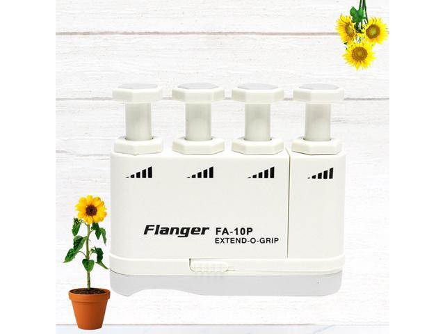 1Pc Finger Force Tension Exerciser Portable Tension Trainer for Guitar Piano(White)