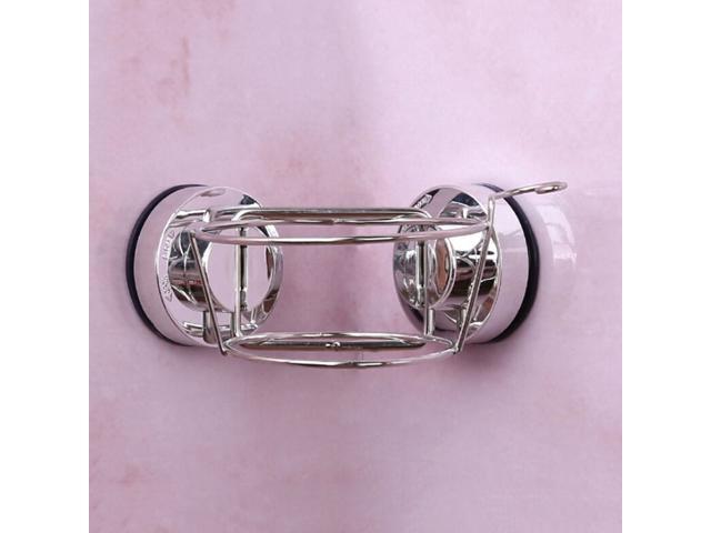 Hotel Bathroom Hair Dryer Blower Suction Cup Sucker Wall Mounted Holder Organizer
