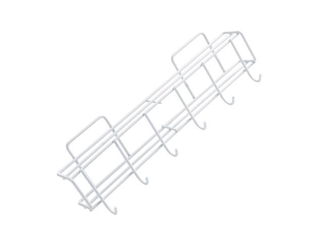 1PC Cutter Draining Stand Punch Free Hooks Rack Wall Cutlery Hanger Kitchen Utensil Holder White