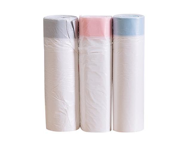 3 Rolls Portable Drawstring Garbage Bags Disposable Storage Bag Recycling Liners Plastic Refuse Sacks