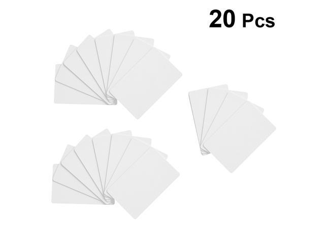 20PCS Blank NFC Tag NTAG215 Rectangle Contactless IC Smart (White)