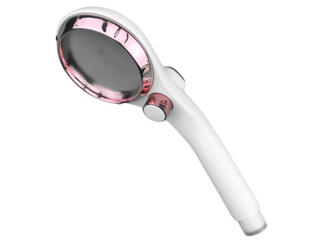 Handheld Shower Nozzle Plastic Shower Head Supercharge Sprinkler Shower Sprayer Pink