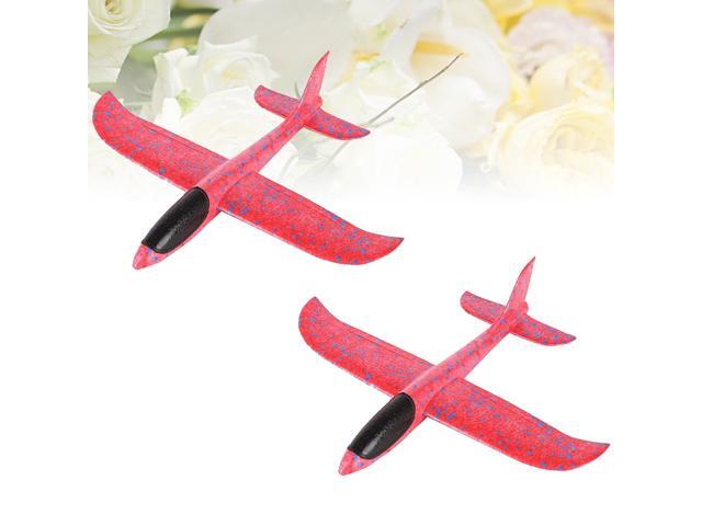 2pcs Creative Airplane Model Toys Airplane Plaything Funny Children Toy Small Gift for Boys Girls (Red)
