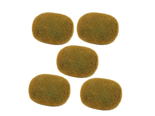 5Pcs Simulation Kiwi Model Kiwi Showcase Decoration Photograph Props Kiwi Ornament Light Green (Light Type)