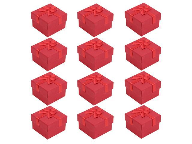 30PCS Jewelry Storage Boxes Gift Organizer Cases for Earring Bracelet Necklace (Red)