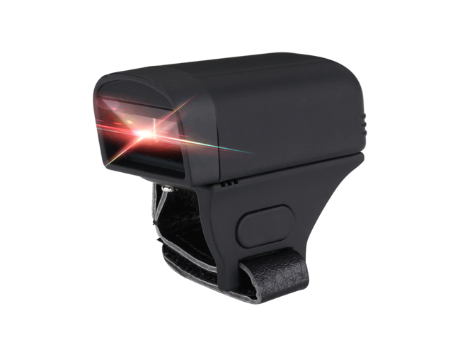 Ring Barcode Scanner Wireless Bluetooth laser Small-sized Wearable 1D bluetooth Ring Barcode reader