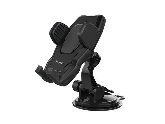 Car Phone Holder Car Navigation Bracket Suction Cup Car Phone Mount Cell Mobile Phone Holder Stand (Black)
