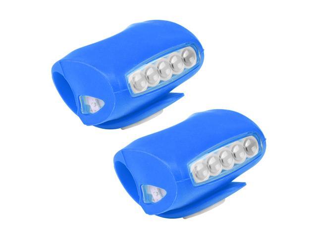2 PCS Bike Light Cycling Headlight Taillight 7LED Lights for Night Cycling