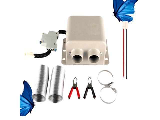 High-power Vehicle Defroster Heater Portable Heater Warmer Snow Defogger Anti-fog Safe Driving Cleaner for Cau Auto (12V/600W)