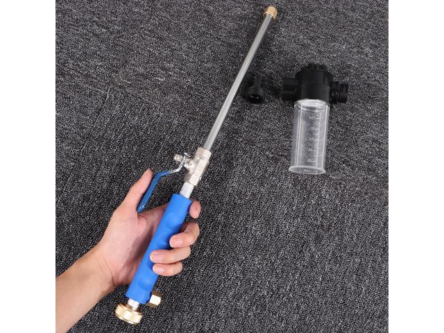Cleaning Sprayer Car Cleaning Watering Spray Nozzles High Pressure Garden Irrigation Sprayer Kits with Bubble Watering Can for Home (Blue 200ml)